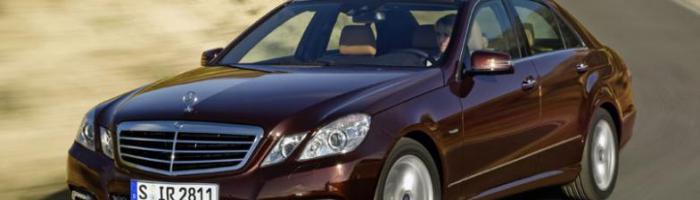 Mercedes E350 CGI na avtoplin