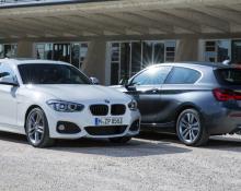 BMW 118 in BMW 320 na avtoplin